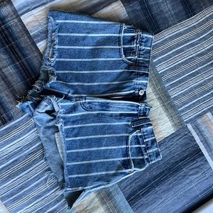 Abercrombie & fitch denim shorts size 2